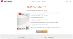 Desktop Screenshot of ioncube.com